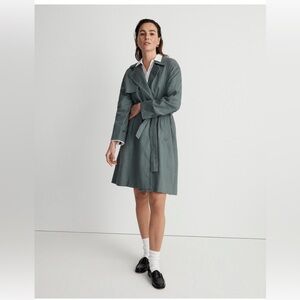 Madewell Textural Trench Coat — Small NWT